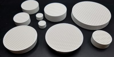 3D ceramic print of a filter